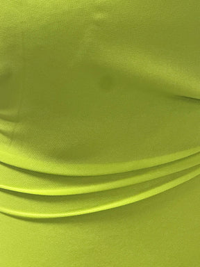 Mousseline de polyester vert citron - Benevolence
