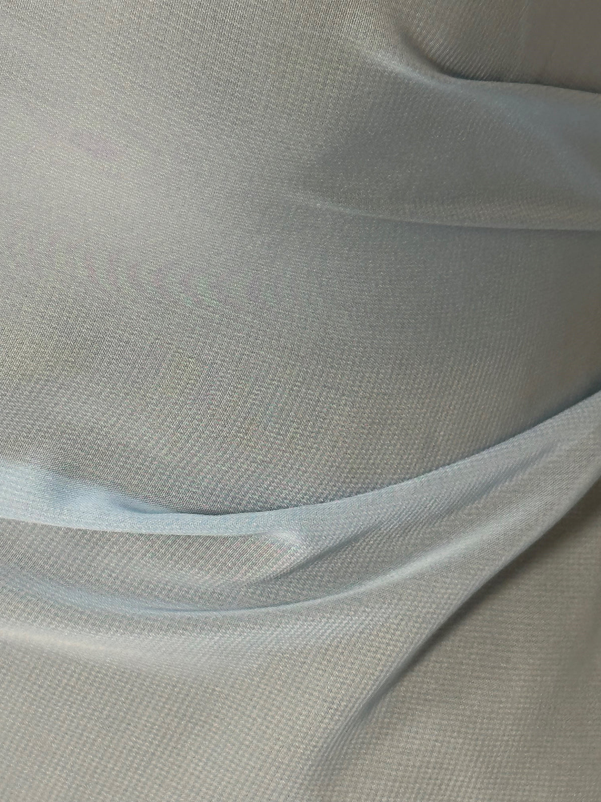Mousseline de Polyester Bleu Clair - Benevolence