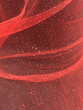 Tulle pailleté rouge - Trumpet