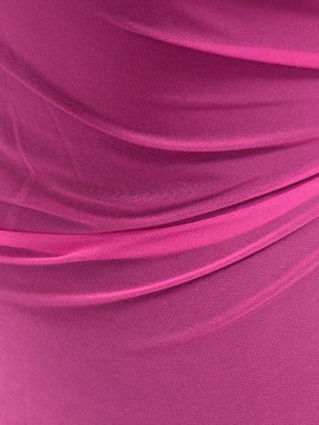 Mousseline Polyester Rose - Bienveillance