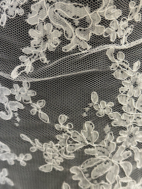 Dentelle ivoire à cordon - Padma
