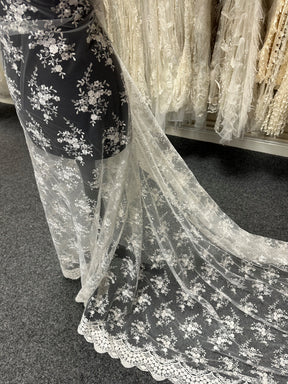 Dentelle Brodée Ivoire - Kirsty