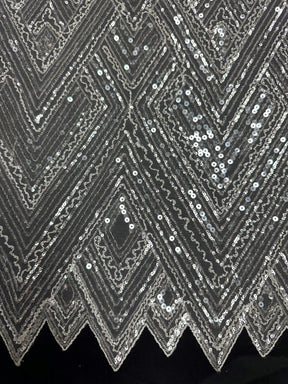 Tulle à sequins ivoire - Angola