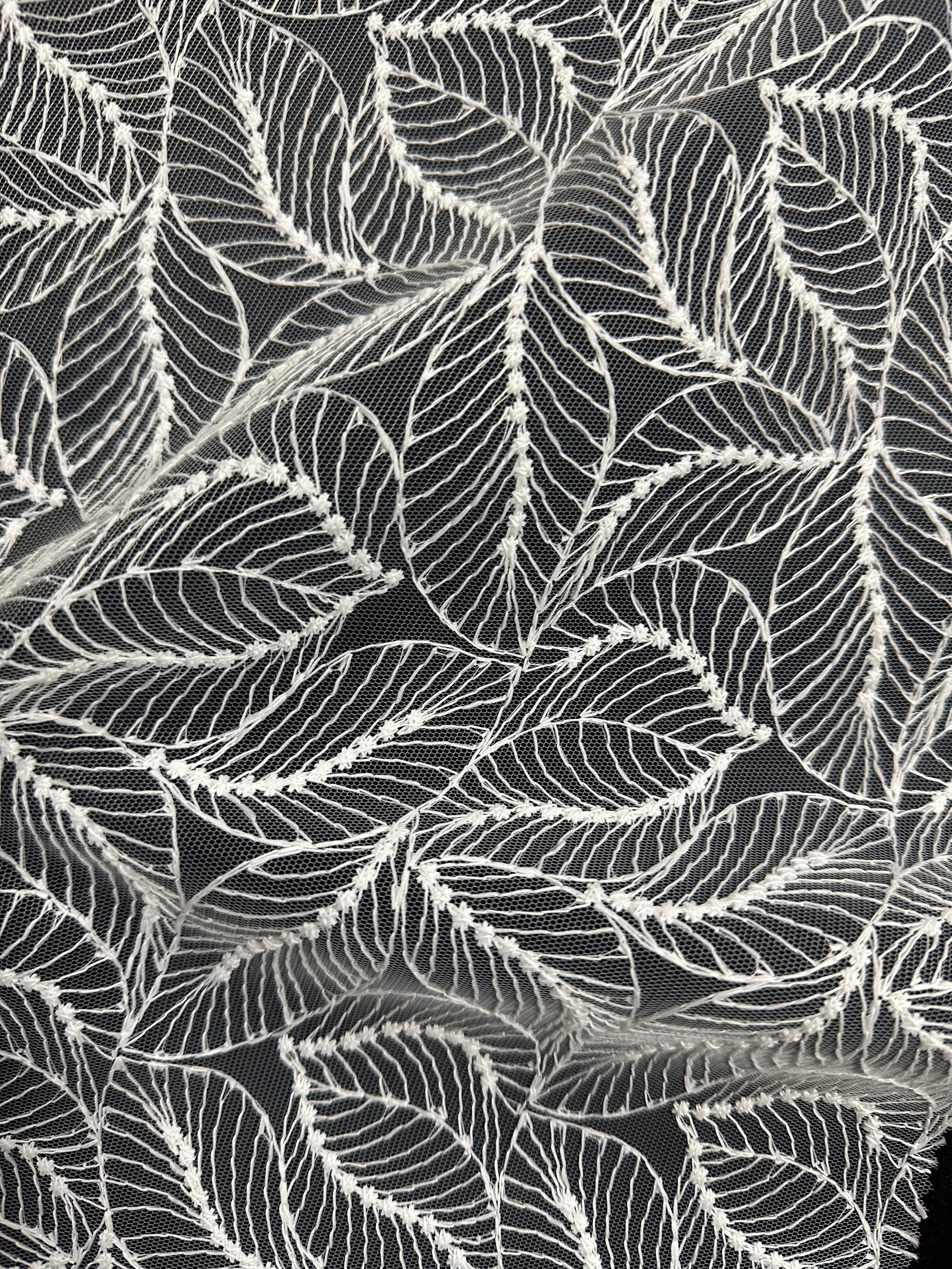 Dentelle Raschel ivoire - Sandra (CF)