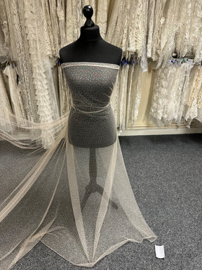 Tulle Pailleté Champagne - Mission