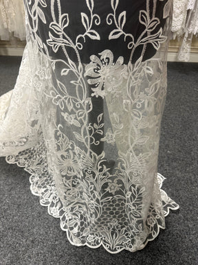 Dentelle Brodée Ivoire - Amina