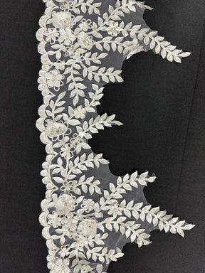 Bordure en dentelle ivoire - T1011