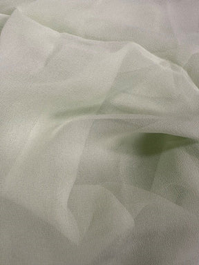 Georgette de soie embrun marin - Shimmer