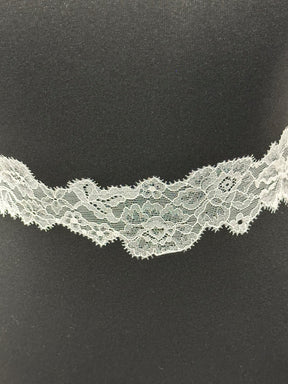Dentelle Raschel délicate ivoire - Sterling