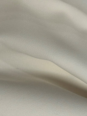 Crêpe épais en polyester ivoire clair - Pamper