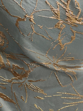 Brocart Jacquard Bleu Pâle - Calamité