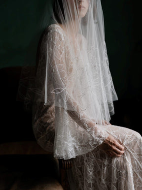 Dentelle Raschel ivoire - Carole