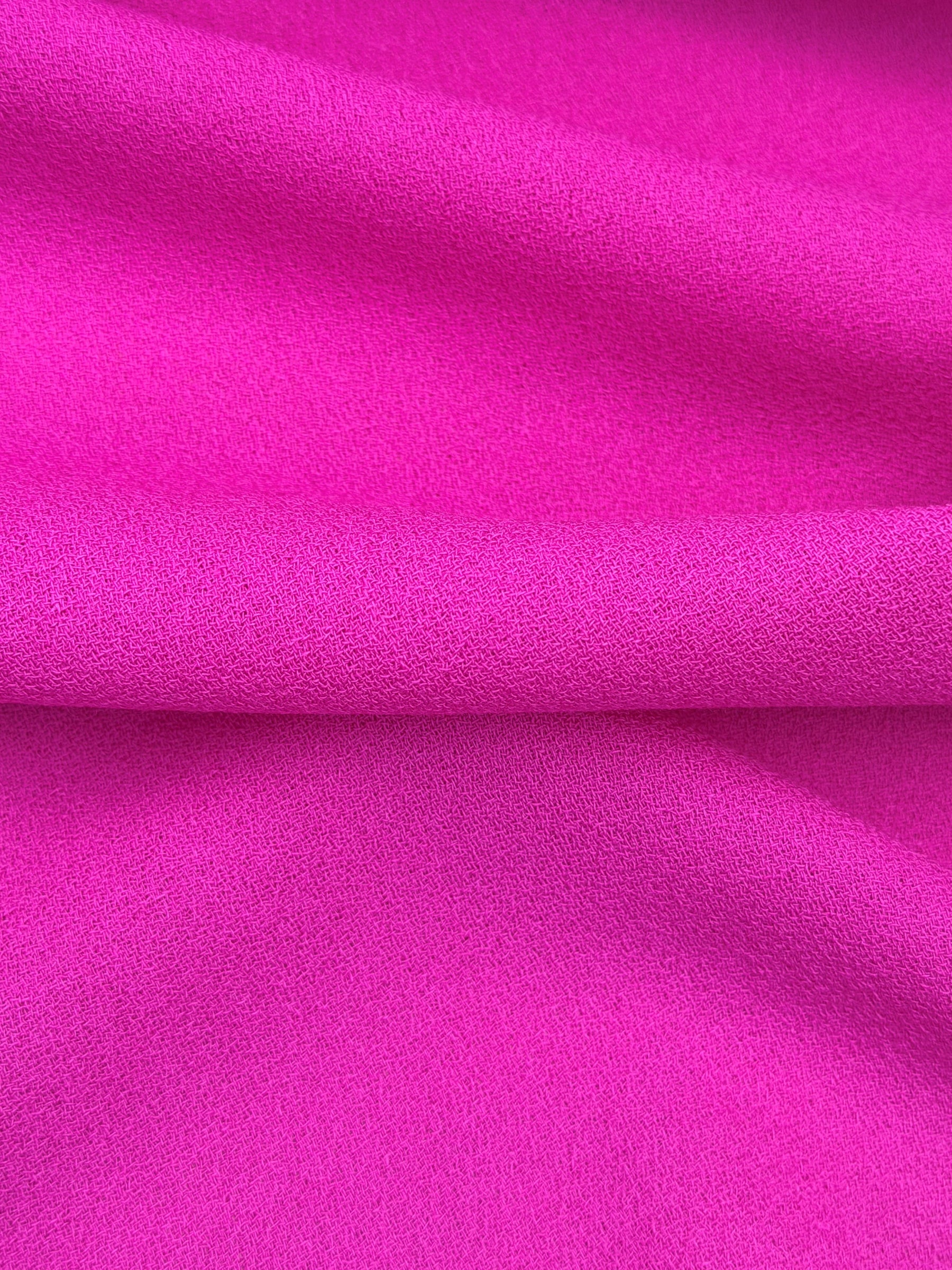 Crêpe de laine italien Cerise - P640