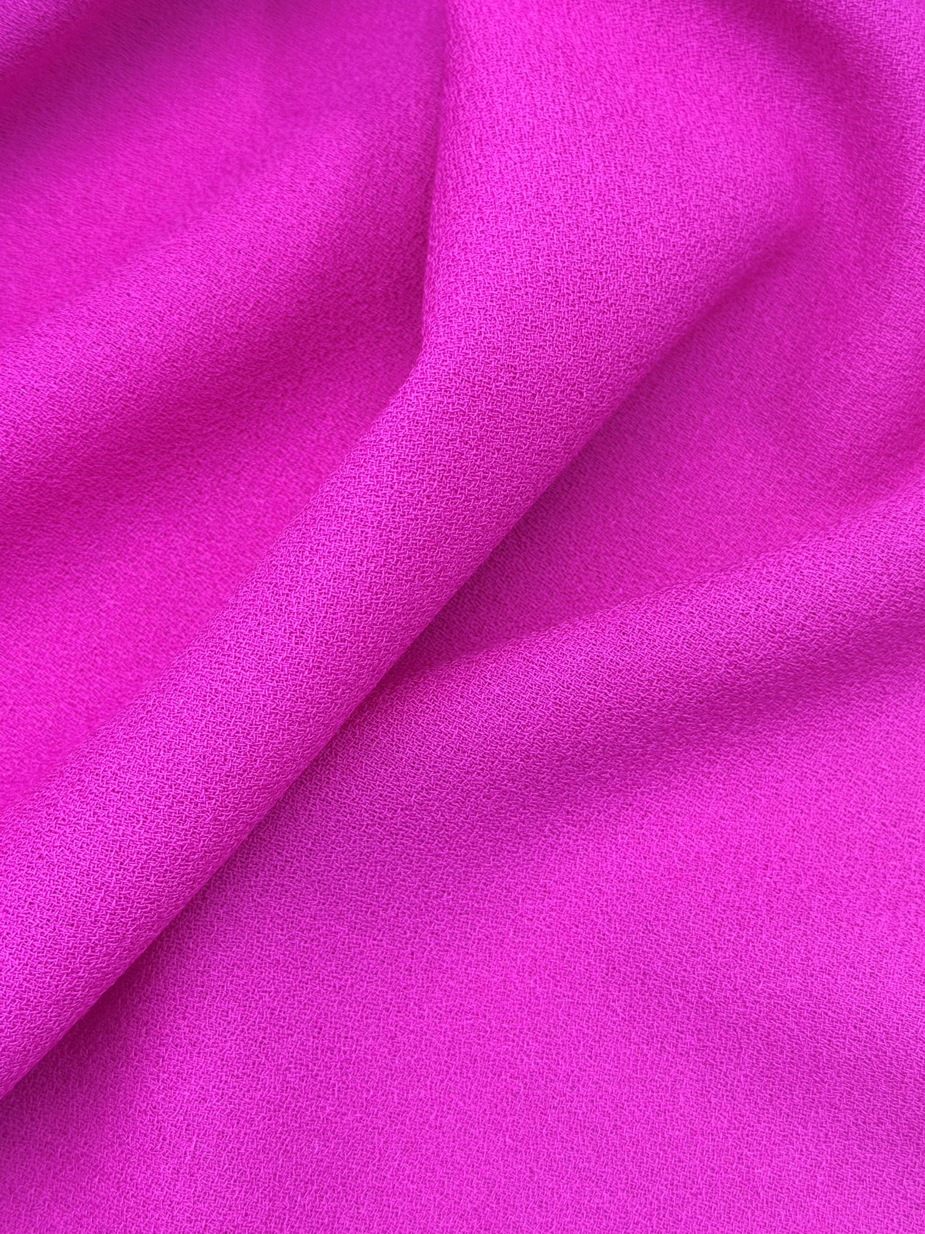 Crêpe de laine italien Cerise - P640