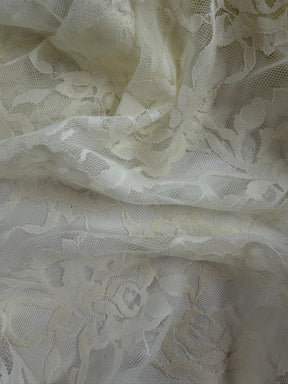 Dentelle extensible de couleur champagne Raschel – Matina