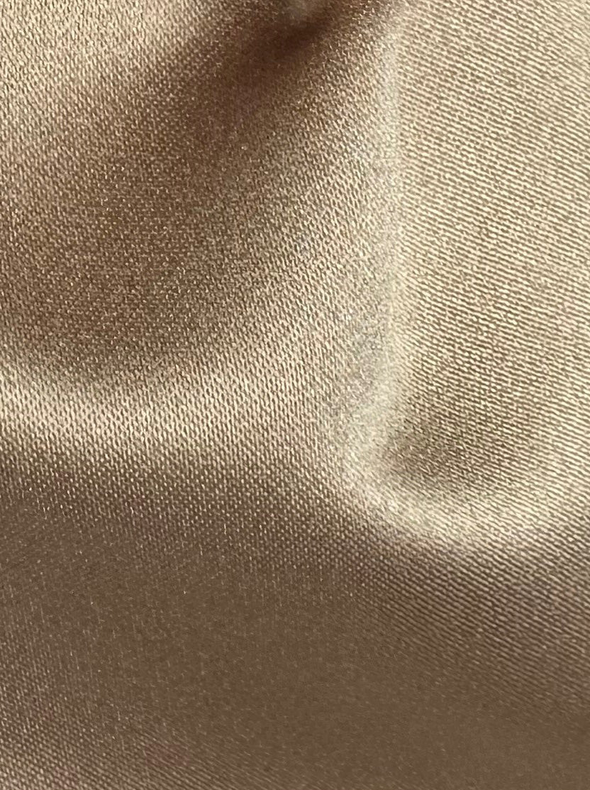 Satin de polyester café - Canada