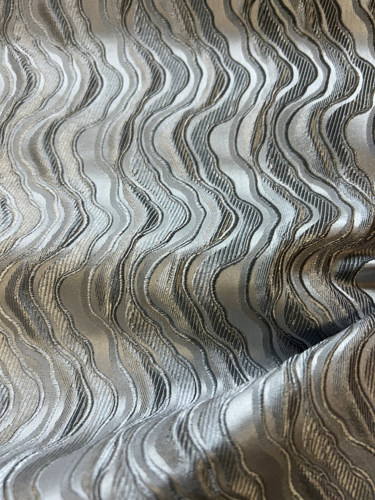 Tissu Gilet Argenté - Cologne