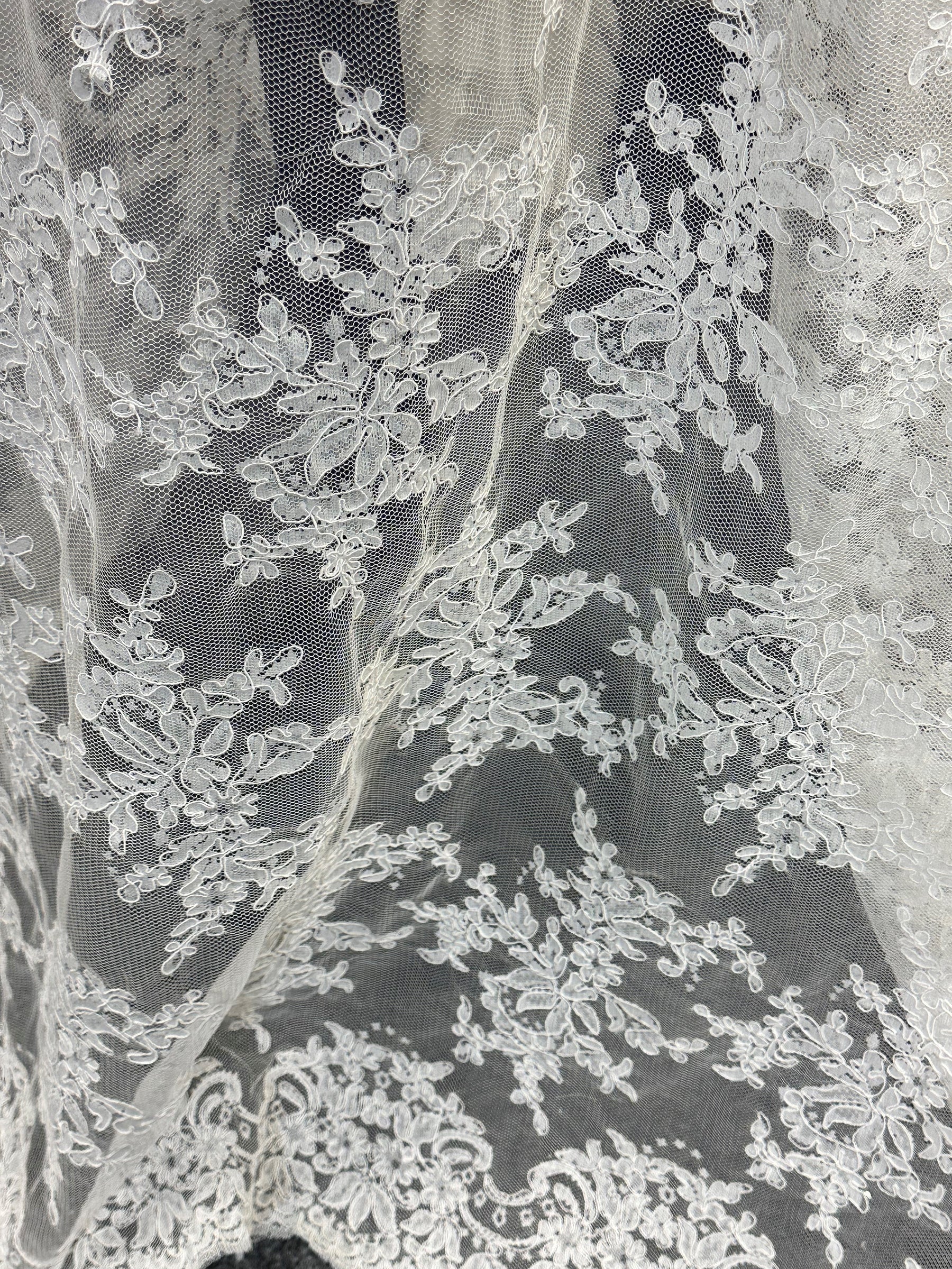 Dentelle ivoire à cordon - Padma