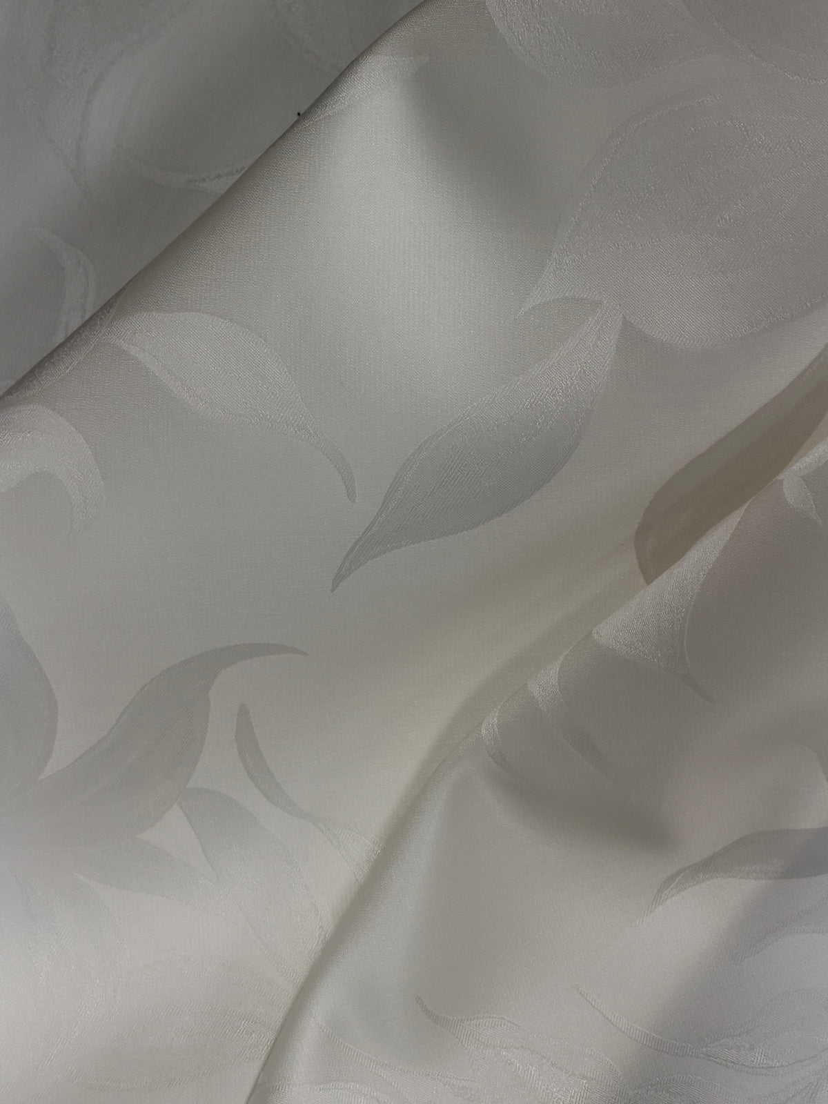 Brocade de soie italienne mélangée ivoire - Digne d'intérêt
