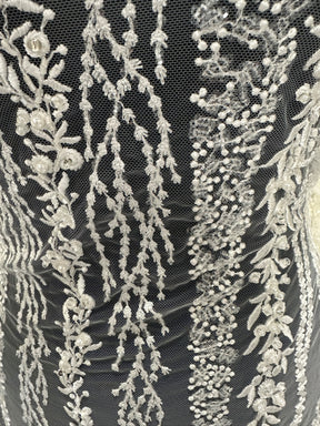 Dentelle Perlée Ivoire Perlée - Paix