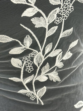 Ivory Embroidered Sequin Lace – EB3060