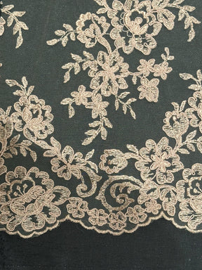 Dentelle cordée ivoire sans perles - Naomi (CF)