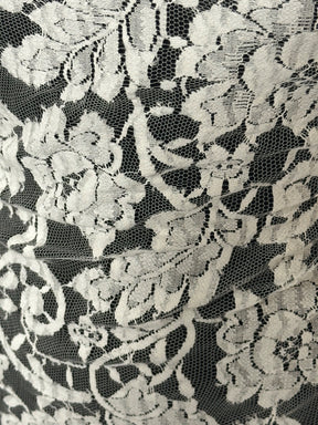 Dentelle Chantilly Bio Ivoire - Nola