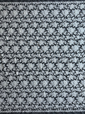 Dentelle brodée ivoire - Fonda