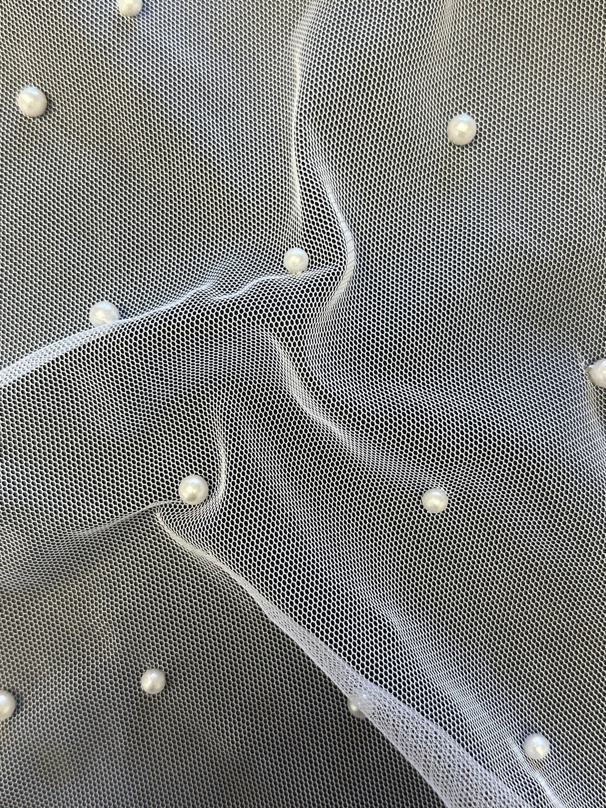 Tulle perle ivoire - Chrysalide