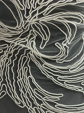 Dentelle cordée ivoire - Milani