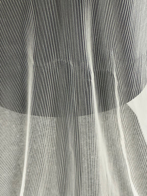 Tulle plissé ivoire - Jomana