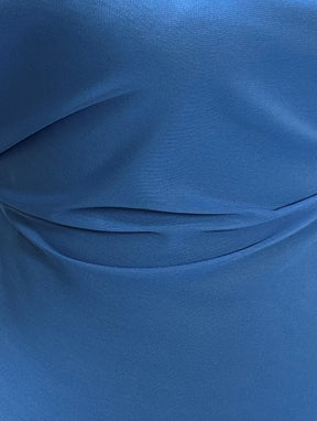 Mousseline de Polyester Bleu Royal - Benevolence