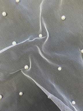 Tulle perle ivoire - Cassis