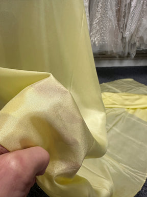 Habotai en soie jaune pâle - Mosaïque