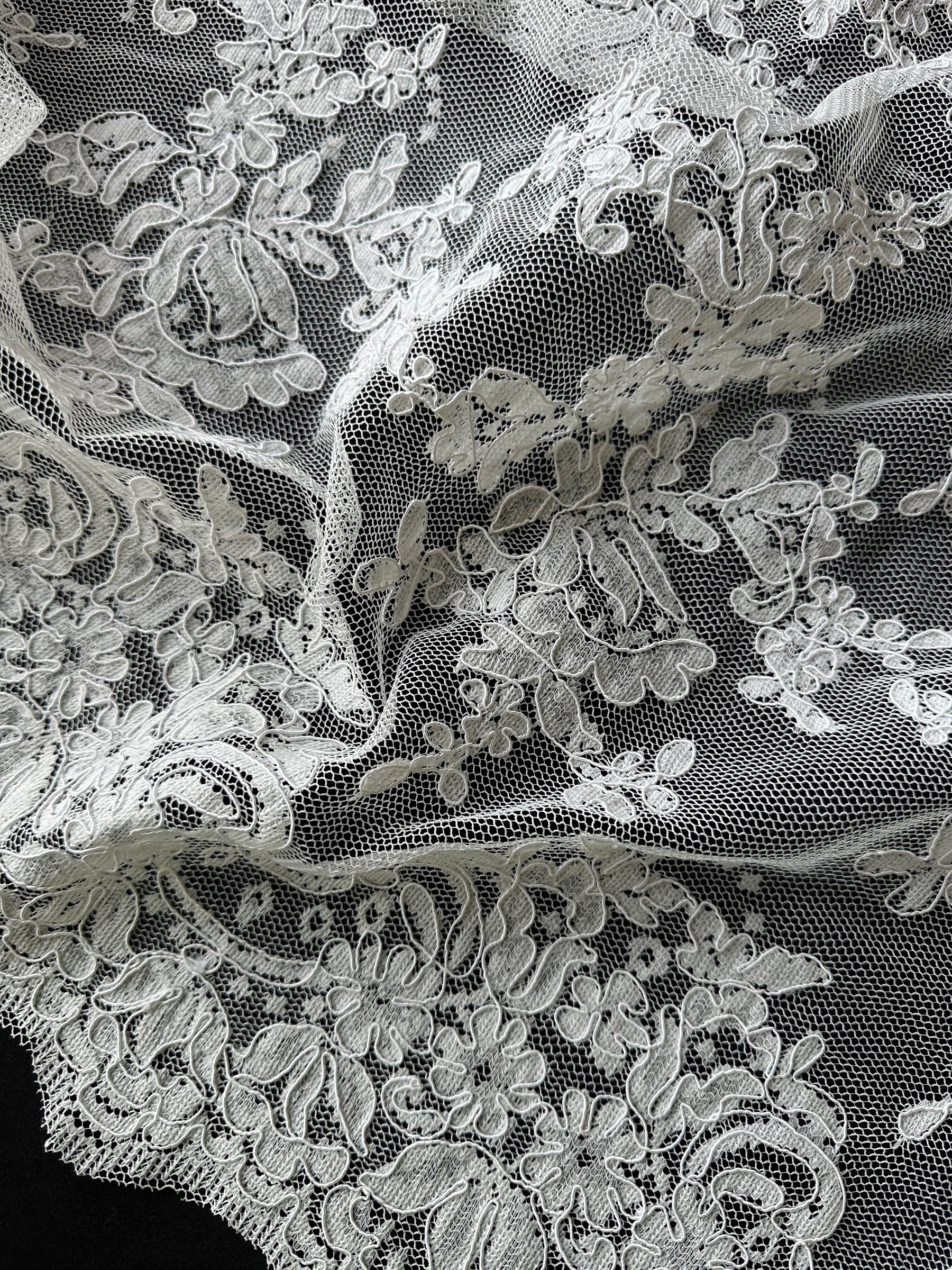 Dentelle ivoire à cordon - Padma