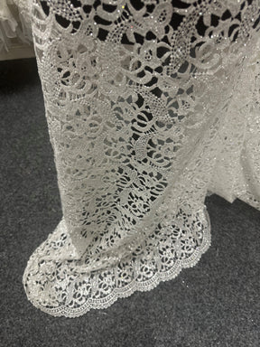 Dentelle pailletée ivoire - Logan