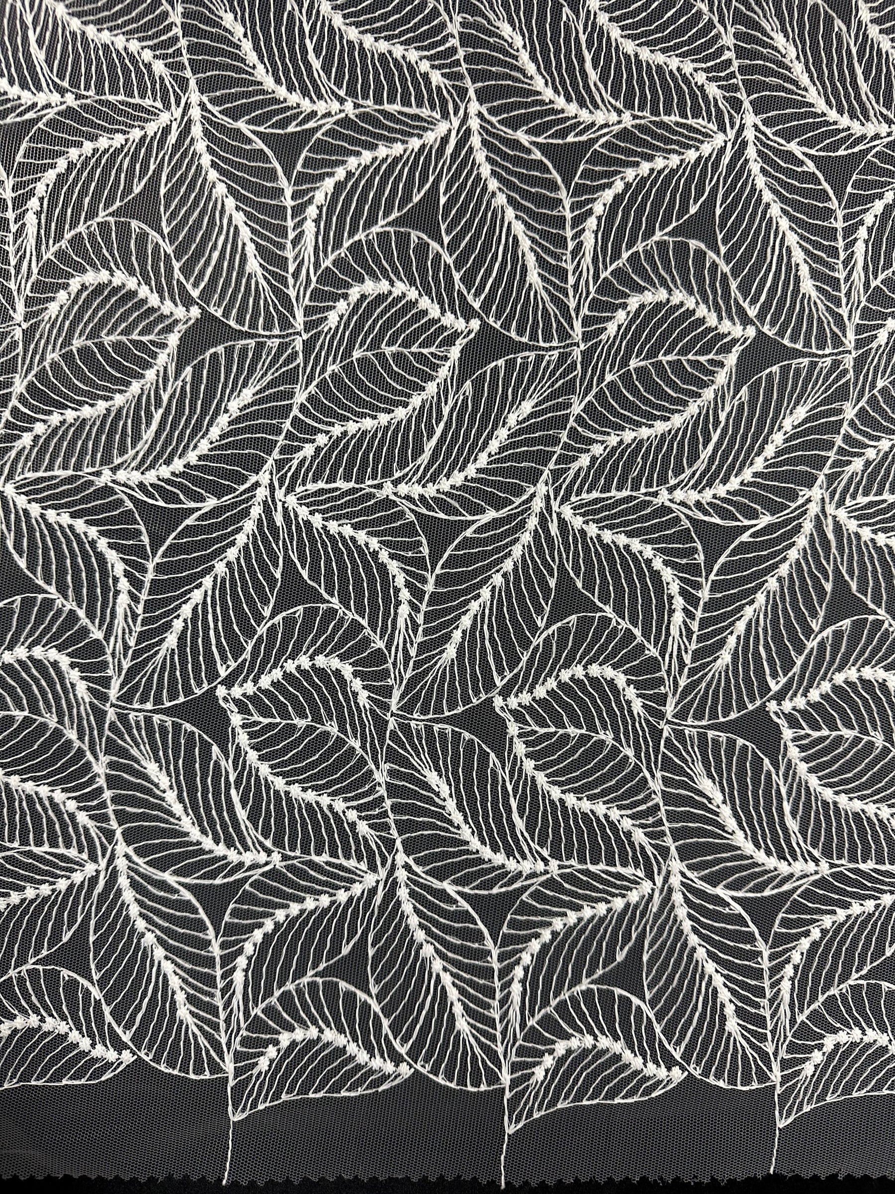 Dentelle Raschel ivoire - Sandra (CF)