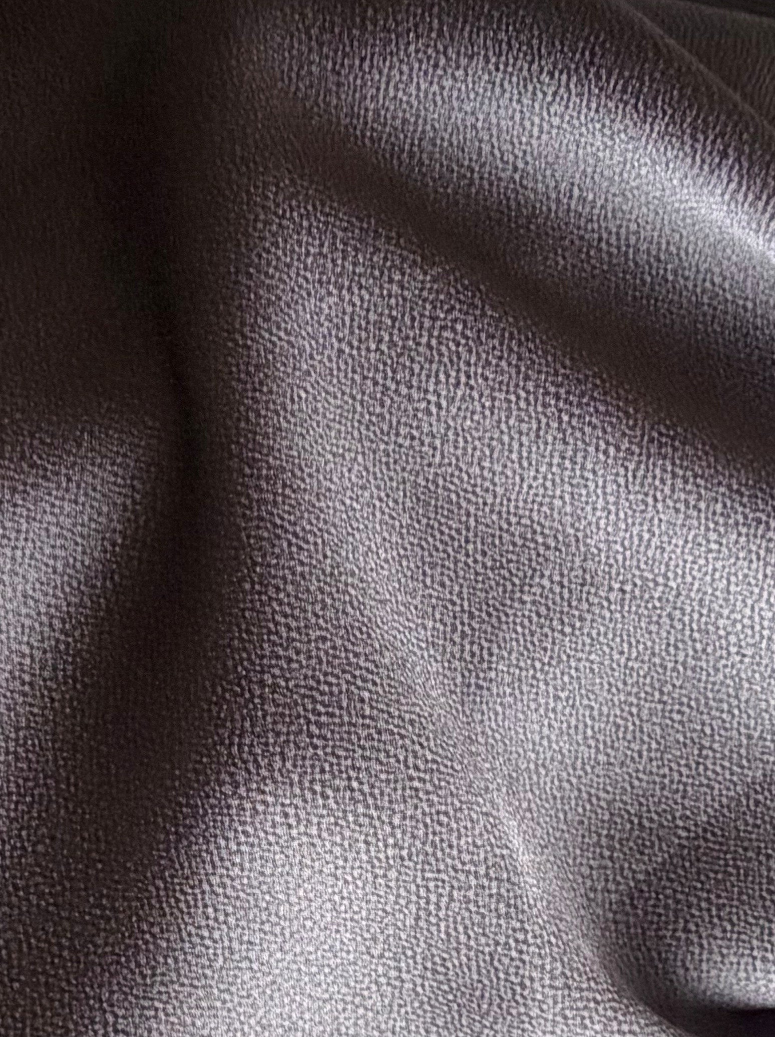 Crêpe de polyester gris foncé - Temple
