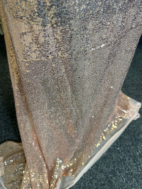 Tulle à paillettes champagne - Glow