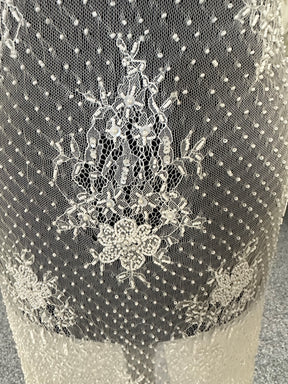 Dentelle Perlée Ivoire - Sincère