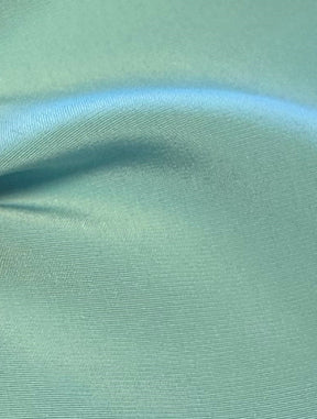 Satin polyester bleu canard léger - Jamaïque