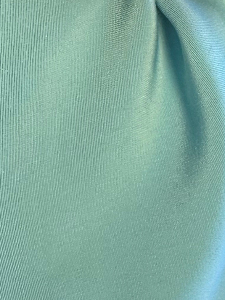 Satin polyester bleu canard léger - Jamaïque