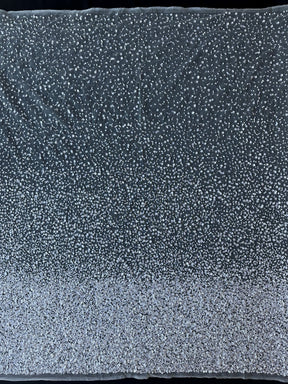 Dentelle à paillettes ivoire - Caris