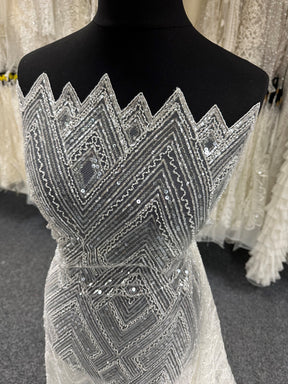 Tulle à sequins ivoire - Angola