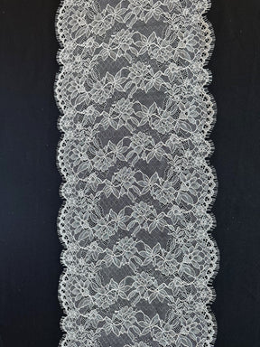 Bordure en dentelle de mariée ivoire - Corey
