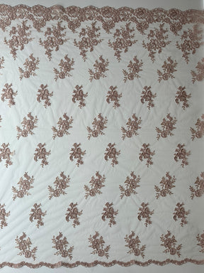 Dentelle cordée ivoire sans perles - Naomi (CF)