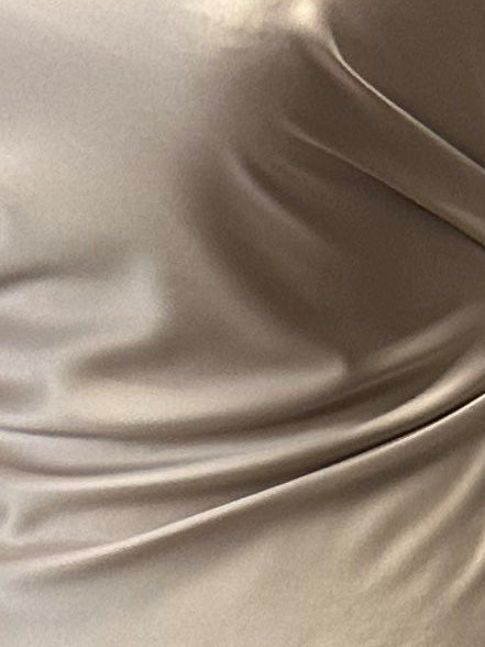 Satin de polyester latte - Trust