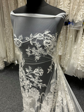 Ivory Beaded Lace - Rikke