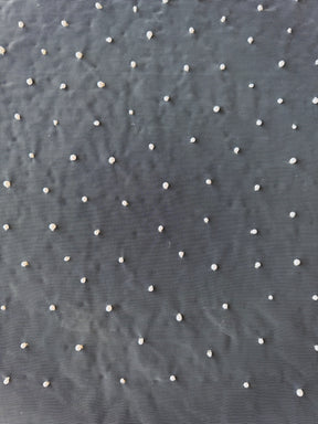Tulle ivoire perlé - EB1071