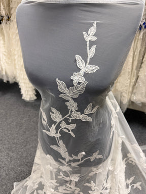 Ivory Sequin Lace - EB3040